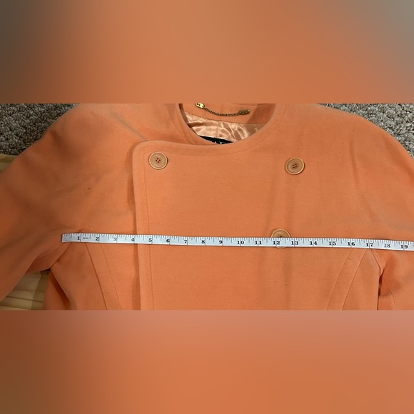 Escada VINTAGE Double-Breasted Orange‎ Jacket MEDIUM - Picture 8 of 13